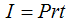 I=Prt