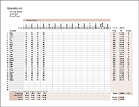 Gradebook for Excel