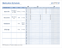 Thumbnail - Medication Schedule Template