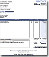 Sales Invoice Template with Hourly Rate