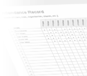 Watermark - Attendance Record