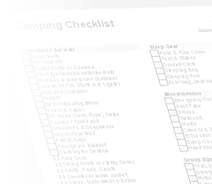 Watermark - Camping Checklist