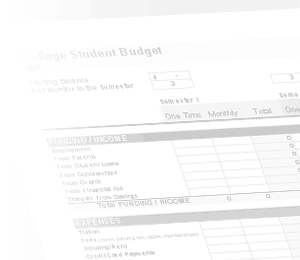 Watermark - College Budget