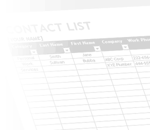 Watermark - Contract List