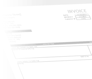 Watermark - Blank Invoice