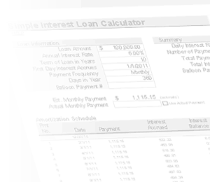 Watermark - Simple Interest Loan