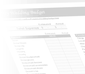Watermark - Wedding Budget