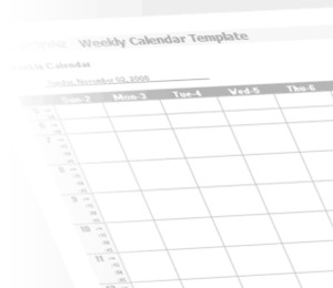 Watermark - Weekly Calendar