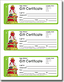 Christmas Gift Certificate Christmas Gift Certificate
