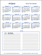 Fiscal Year Calendar