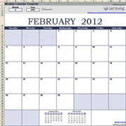 Excel Monthly Calendar Template