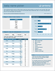 Thumbnail - Baby Name Picker