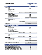 Thumbnail - Balance Sheet Template