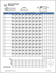 Thumbnail - Baseball Roster and Lineup Template
