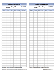 Thumbnail - Blood Pressure Log