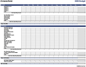 Thumbnail - 12-Month Business Budget