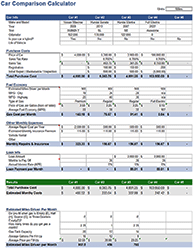 Thumbnail - Car Comparison Calculator