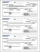 free receipt template rent receipt and cash receipt forms