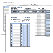 Printable Attendance Chart For Kids