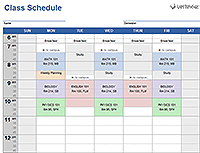 Thumbnail - Class Schedule