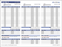 daily food intake chart template