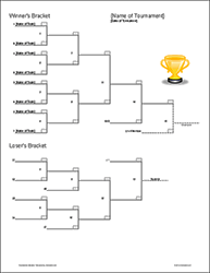 Thumbnail - Double Elimination Bracket Template