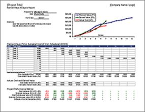 Thumbnail - Earned Value Management Template