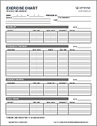 Exercise Goal Chart