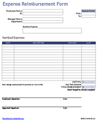 Thumbnail - Reimbursement Form
