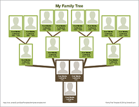 Thumbnail - Family Tree Template with Photos
