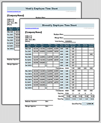 Thumbnail - Timesheet with 2 Breaks