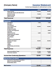 Thumbnail - Income Statement Template