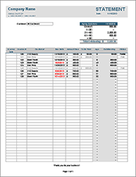 Thumbnail - Invoice Tracking Template