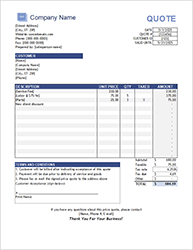Thumbnail - Price Quote Template