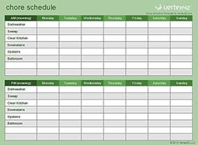 Thumbnail - Kids Chore Schedule