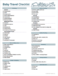 Thumbnail - Baby Travel Checklist