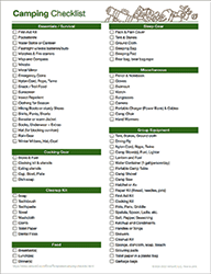Thumbnail - Camping Checklist