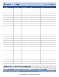 Thumbnail - Password Log