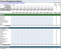 how to create a simple budget spreadsheet in excel