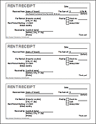 rent receipt excel template