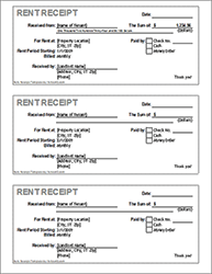 Thumbnail - Rent Receipt Template