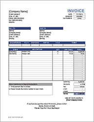 Thumbnail - Sales Invoice Template