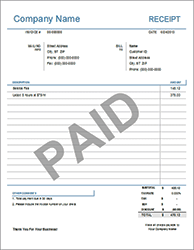 Thumbnail - Simple Receipt Template