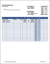 Thumbnail - Time Tracking Template
