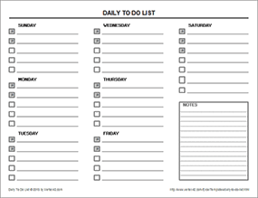 Thumbnail - Daily To Do List
