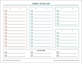 Thumbnail - Family To Do List