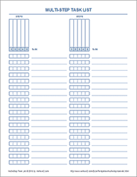 Thumbnail - Multi-Step Task List