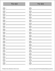 Thumbnail - Simple Printable To Do List