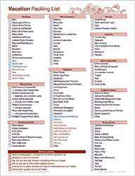 Thumbnail - Packing List Template