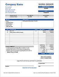 Thumbnail - Work Order Template